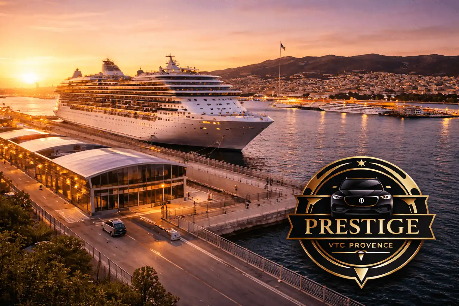 Private car transfer from the Port of Marseille with a private driver
