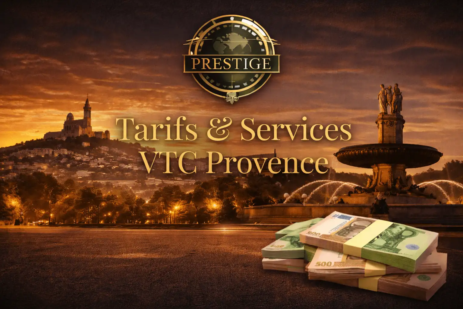 Prices and Chauffeur Services in Provence – Prestige VTC Provence, Luxury Private Chauffeur Service in Marseille and Aix-en-Provence